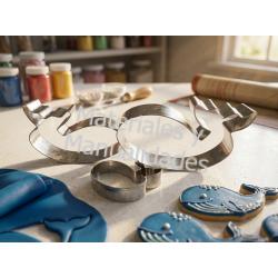 Cortador De Galletas de Ballena Utensilio para Decoración Tortas 1